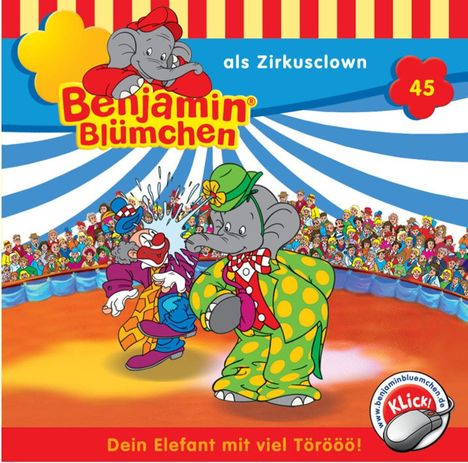 Elfie Donnelly: Benjamin Blümchen (Folge 45) ... als Zirkusclown, CD