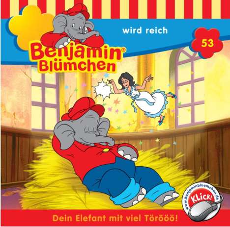Elfie Donnelly: Benjamin Blümchen (Folge 53) ... wird reich, CD