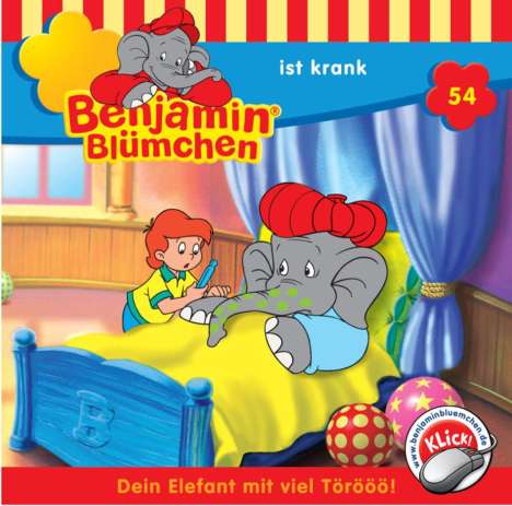 Elfie Donnelly: Benjamin Blümchen (Folge 54) ...ist krank, CD