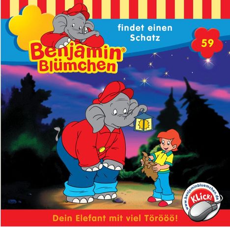 Elfie Donnelly: Benjamin Blümchen (Folge 59) ... findet einen Schatz, CD