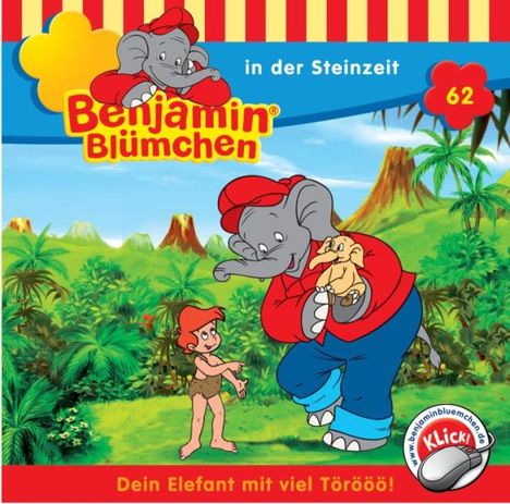 Elfie Donnelly: Benjamin Blümchen (Folge 62) ... in der Steinzeit, CD