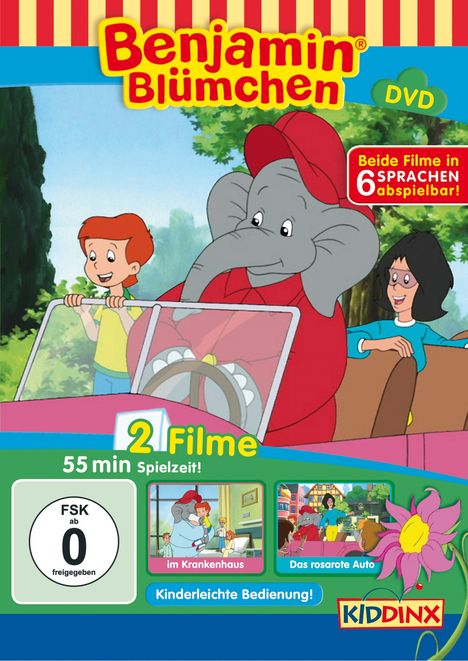 Benjamin Blümchen: ...im Krankenhaus / Das rosarote Auto, DVD