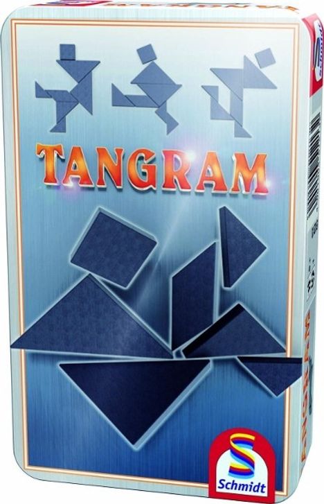 Tangram in Metalldose, Spiele