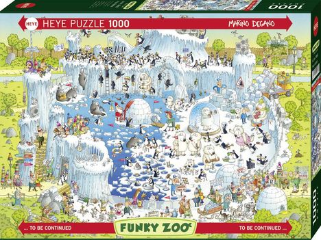 Marino Degano: Polar Habitat. Puzzle 1000 Teile, Spiele