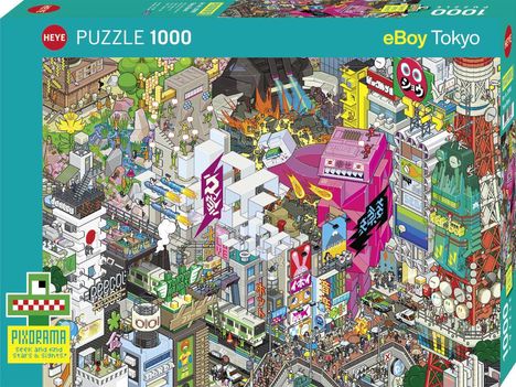 eBoy: Tokyo Quest Puzzle 1000 Teile, Spiele