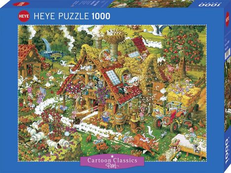 Michael Ryba: Funny Farm Puzzle 1000 Teile, Spiele