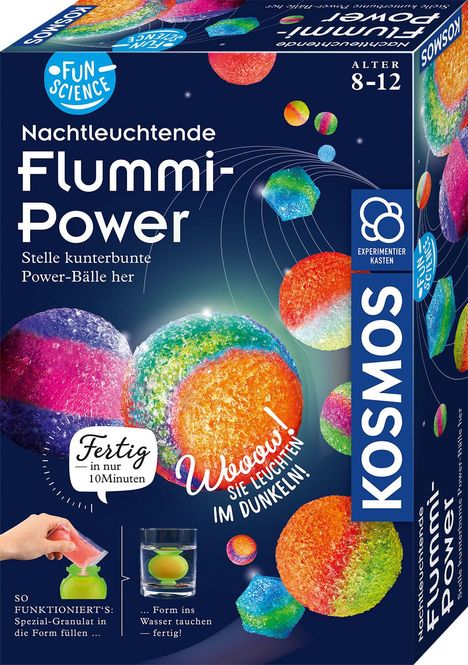 Fun Science Nachtleuchtende Flummi-Power, Spiele