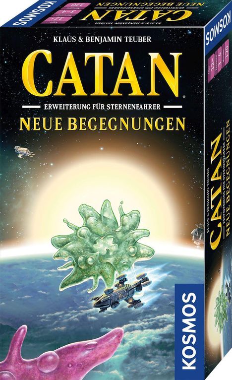 CATAN - Sternenfahrer Erweiterung - Neue Begegnungen, Spiele