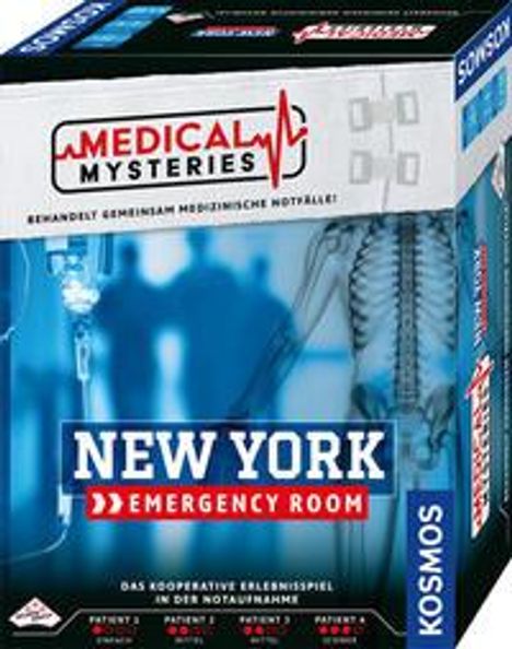 Nicholas Cravotta: Medical Mysteries - New York Emergency Room, Spiele