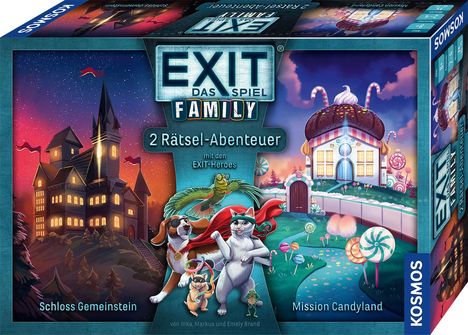 Inka Brand: EXIT® - Das Spiel - Family: Schloss Gemeinstein/Mission Candyland, Spiele