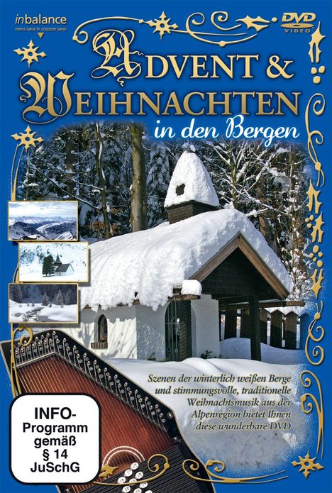 Weihnachtsplatten: Advent &amp; Weihnachten in den Bergen, DVD