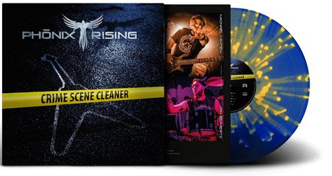 Phönix Rising: Crime Scene Cleaner (Limited Edition) (Blue + Gold Splatter Vinyl), LP