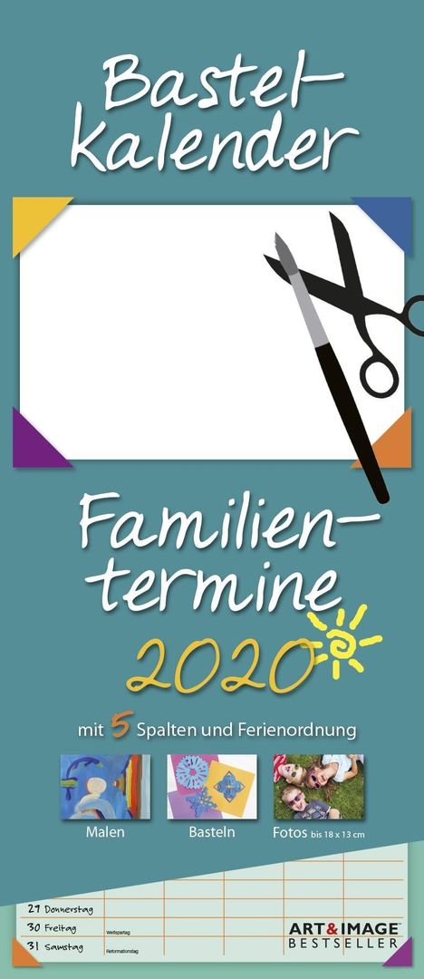Bastelkalender Familientermine 2020, Diverse