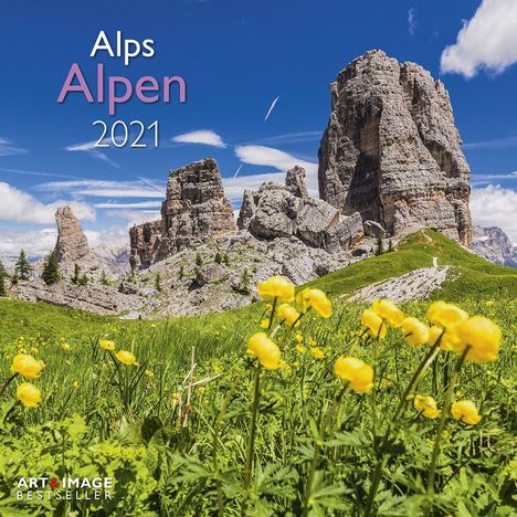 Alpen 2021 Broschürenkalender, Kalender
