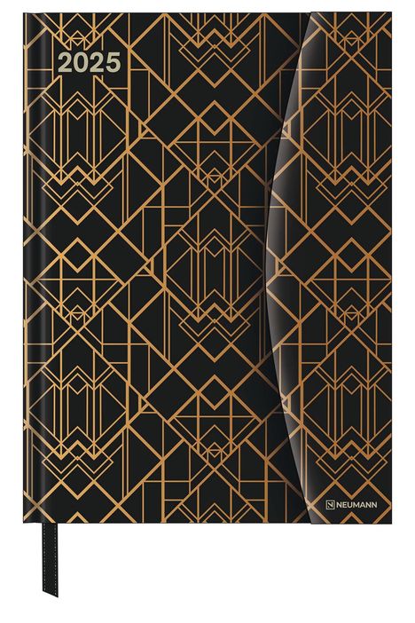 Art Deco 2025 - Diary - Buchkalender - Taschenkalender - 16x22, Buch