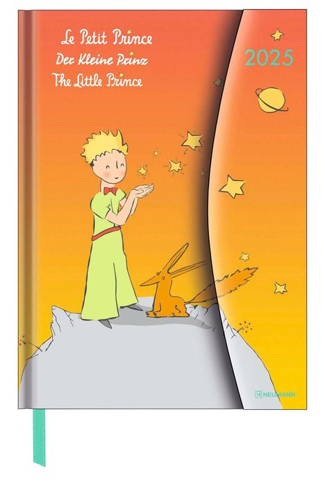 Antoine de Saint-Exupéry: Der Kleine Prinz 2025 - Diary - Buchkalender - Taschenkalender - 16x22, Kalender