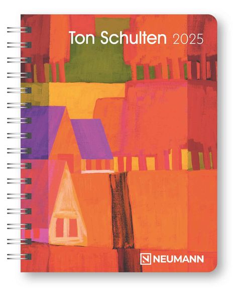 Ton Schulten 2025 - Diary - Buchkalender - Taschenkalender - Kunstkalender - 16,5x21,6, Buch