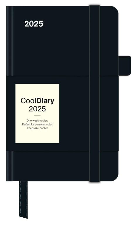 Black 2025 - Diary - Buchkalender - Taschenkalender - 9x14, Buch