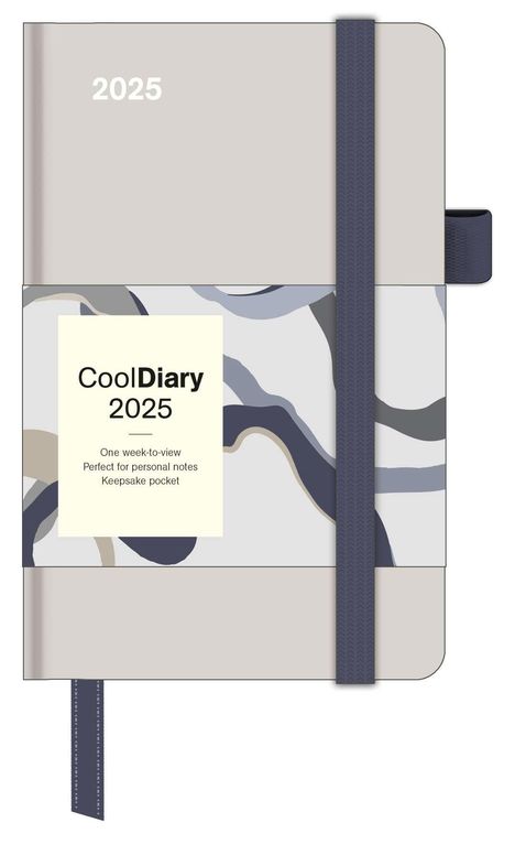 Stone 2025 - Diary - Buchkalender - Taschenkalender - 9x14, Kalender