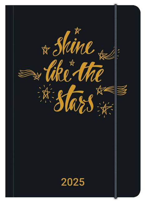 STAR 2025 - Diary - Buchkalender - Taschenkalender - 12x17, Kalender