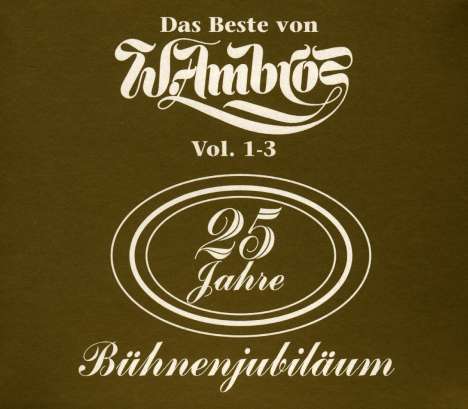 Wolfgang Ambros: Das Beste Vol.1 - 3, 3 CDs