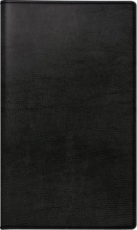 rido/idé 7012144905 Taschenkalender Modell TM 15 (2025)| 1 Seite = 1 Woche| A6| 112 Seiten| Kunstleder-Einband Prestige| schwarz, Buch