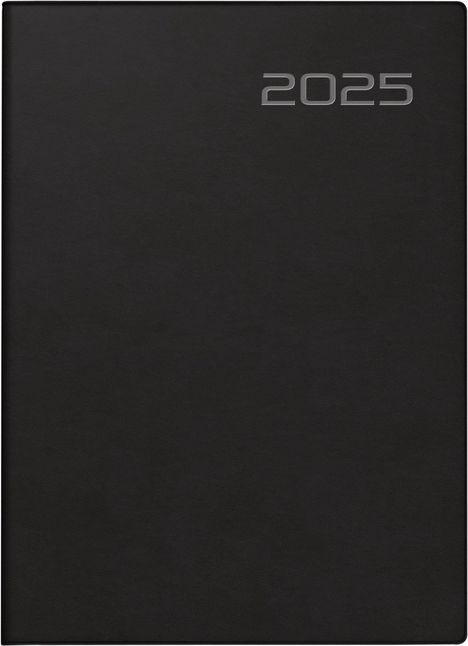 rido/idé 7018503905 Taschenkalender Modell Technik S (2025)| 2 Seiten = 1 Woche| A6| 144 Seiten| Balacron-Einband| schwarz, Buch
