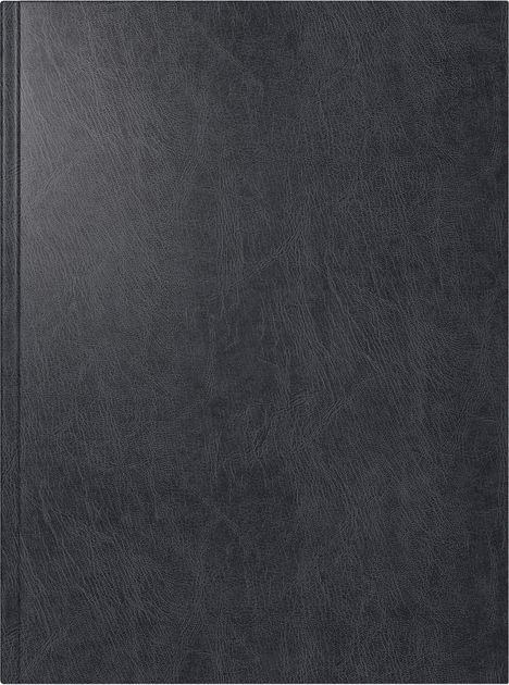 rido/idé 7026003905 Buchkalender Modell Mentor (2025)| 1 Seite = 1 Tag| A5| 352 Seiten| Miradur-Einband| schwarz, Buch