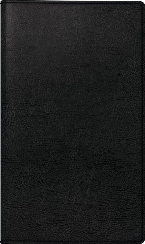 rido/idé 7045424906 | Taschenkalender Mod. Miniplaner d 15 2026 | A6, Kunstleder, schwarz, Buch