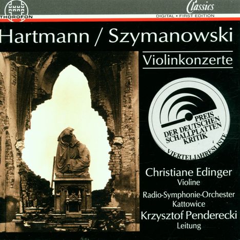 Karl Amadeus Hartmann (1905-1963): Concerto funebre für Violine &amp; Streicher, CD