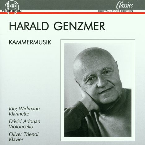 Harald Genzmer (1909-2007): Trio für Klarinette,Cello &amp; Klavier, CD