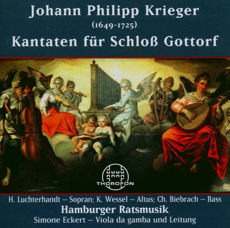 Johann Philipp Krieger (1649-1725): Kantaten für Schloss Gottorf, CD
