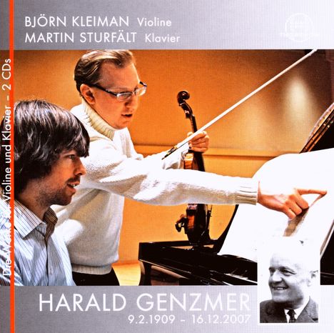 Harald Genzmer (1909-2007): Werke für Violine &amp; Klavier, 2 CDs