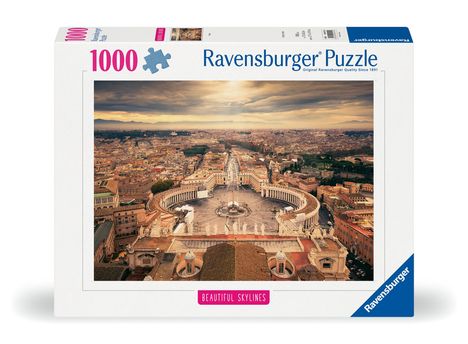 Ravensburger Puzzle 12000015 - Rome - 1000 Teile Puzzle für Erwachsene und Kinder ab 14 Jahren, Puzzle mit Stadt-Motiv von Rom, Italien, Diverse