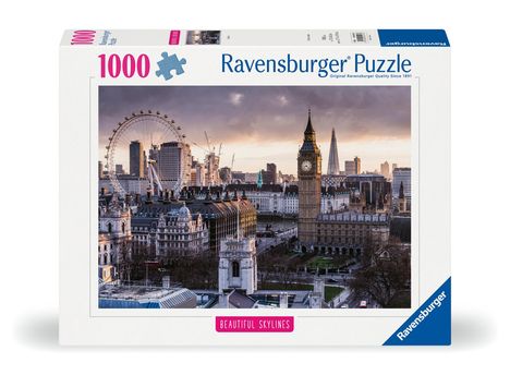 Ravensburger Puzzle 12000016 - Beautiful Skylines London - 1000 Teile Puzzle für Erwachsene und Kinder ab 14 Jahren, Diverse