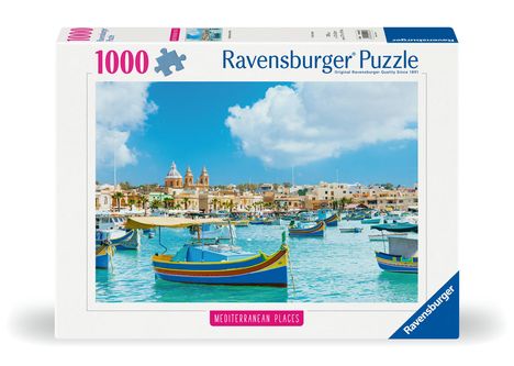Ravensburger Puzzle 12000028 - Mediterranean Places Malta - 1000 Teile Puzzle für Erwachsene und Kinder ab 14 Jahren, Puzzle mit Motiv aus Malta, Diverse