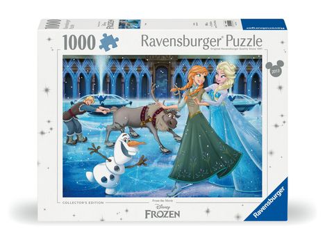Ravensburger Puzzle 12000092 - Die Eiskönigin - 1000 Teile Disney Puzzle für Erwachsene und Kinder ab 14 Jahren, Diverse