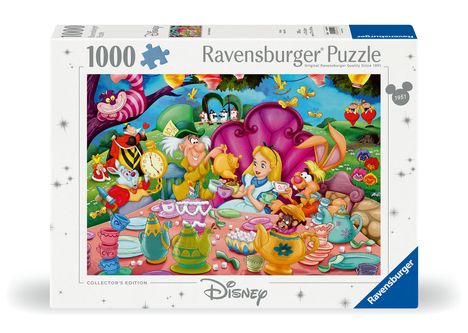 Ravensburger Puzzle 12000109 - Alice im Wunderland - 1000 Teile Disney Puzzle für Erwachsene und Kinder ab 14 Jahren, Diverse