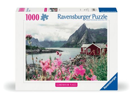 Ravensburger Puzzle Scandinavian Places 12000112 - Reine, Lofoten, Norwegen - 1000 Teile Puzzle für Erwachsene und Kinder ab 14 Jahren, Diverse