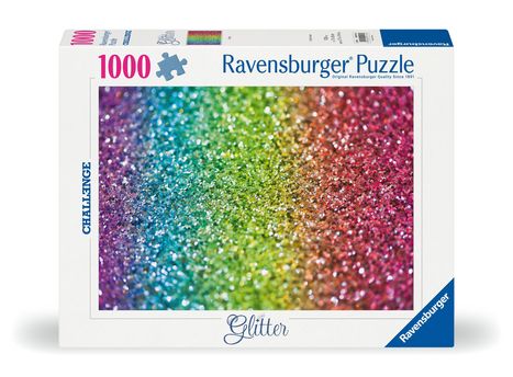 Ravensburger Challenge Puzzle 12000116 - Glitzer - 1000 Teile Puzzle für Erwachsene und Kinder ab 14 Jahren, Diverse