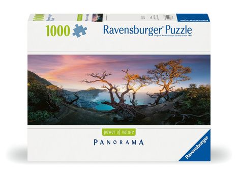 Ravensburger Puzzle 12000175 - Schwefelsäure See am Mount Ijen, Java - 1000 Teile Nature Edition Puzzle für Erwachsene und Kinder ab 14 Jahren, Diverse