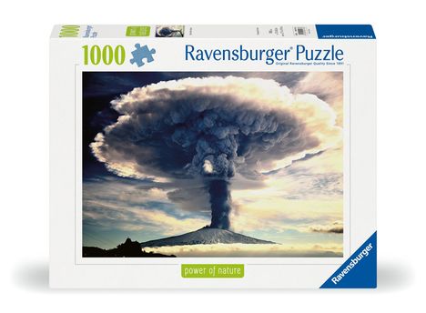 Ravensburger Puzzle 12000176 - Vulkan Ätna - 1000 Teile Nature Edition Puzzle für Erwachsene und Kinder ab 14 Jahren, Diverse