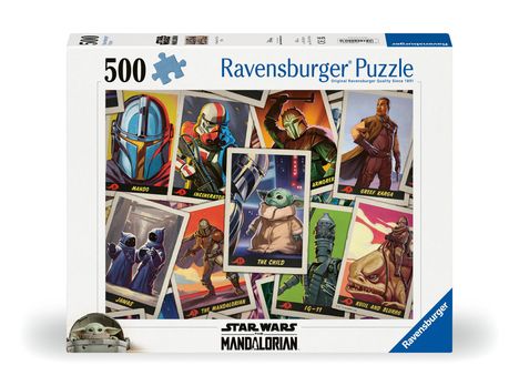 Ravensburger Puzzle 12000216 - Auf der Suche nach dem Kind - 500 Teile Star Wars Mandalorian Puzzle für Erwachsene und Kinder ab 12 Jahren, Diverse