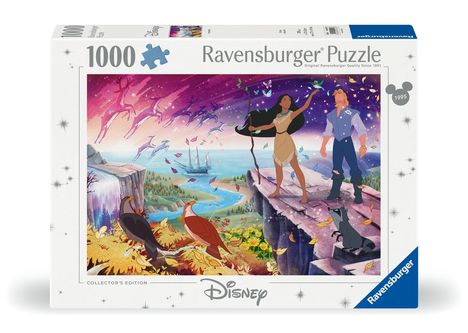 Ravensburger Puzzle 12000243 - Pocahontas - 1000 Teile Disney Puzzle für Erwachsene und Kinder ab 14 Jahren, Diverse