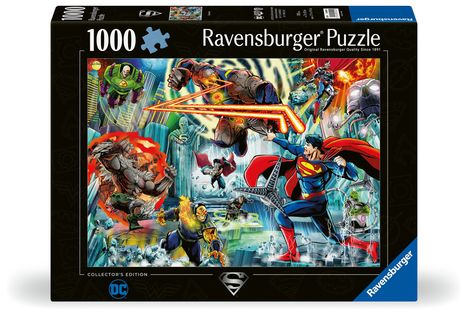 Ravensburger Puzzle 12000245 - Superman - 1000 Teile DC Comics Puzzle für Erwachsene und Kinder ab 14 Jahren, Diverse