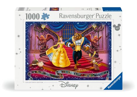 Ravensburger Puzzle 12000320 - Die Schöne und das Biest - 1000 Teile Disney Puzzle für Erwachsene und Kinder ab 14 Jahren, Diverse