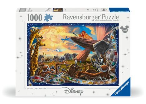 Ravensburger Puzzle 12000321 - Der König der Löwen - 1000 Teile Disney Puzzle für Erwachsene und Kinder ab 14 Jahren, Diverse