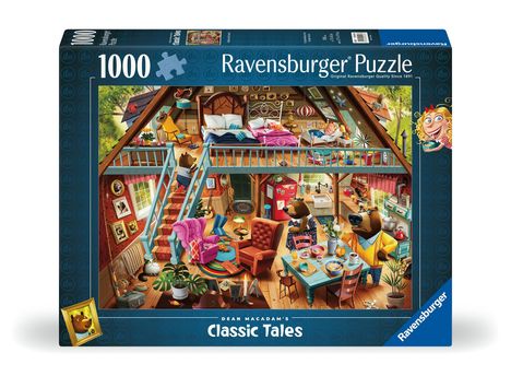 Erwachsenenpuzzle 1000 Teile - Das Märchen von Goldlöckchen, Spiele