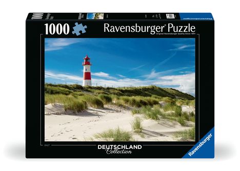 Ravensburger Puzzle 12000451 - Sylt - 1000 Teile Puzzle für Erwachsene und Kinder ab 14 Jahren, Puzzle mit Strand-Motiv der Nordsee, Diverse