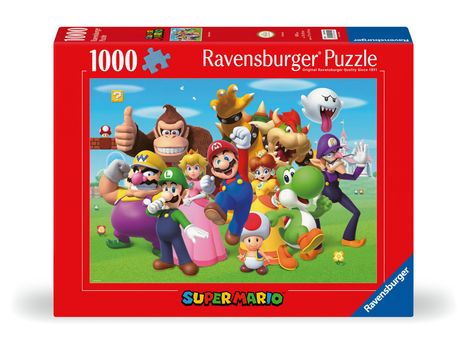 Ravensburger Puzzle 12000455 - Super Mario - 1000 Teile Super Mario Puzzle für Erwachsene und Kinder ab 14 Jahren, Diverse